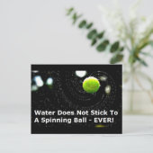 Carte postale Boule d'eau - Mème de Terre plate (Debout devant)