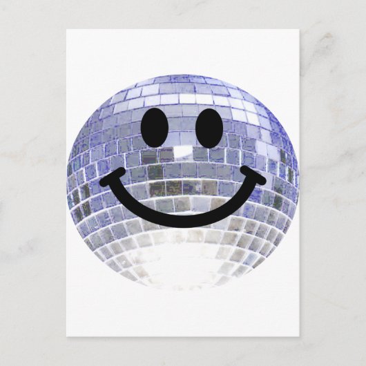 Carte Postale Boule Disco (Devant)