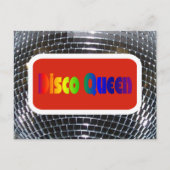 Carte Postale Boule Disco Queen Shiny Mirror Disco (Devant)