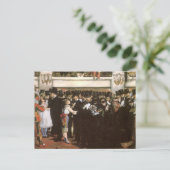 Carte Postale Boule masquée à l'Opéra par Edouard Manet (Debout devant)