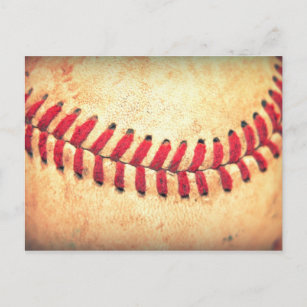 Carte Postale Boule vintage de base-ball