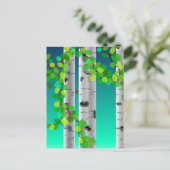 Carte Postale Bouleau blanc (Debout devant)