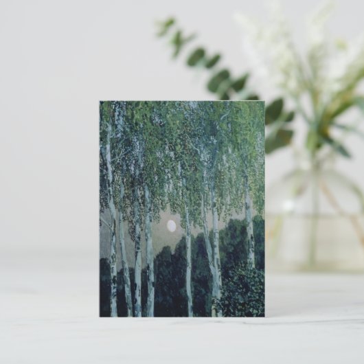 Carte Postale Bouleaux (Debout devant)