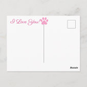 Carte Postale Bouledogue (Dos)