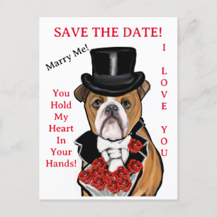 Carte Postale Bouledogue  