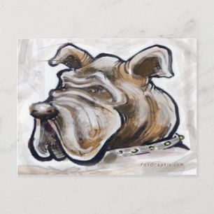 Carte Postale Bouledogue