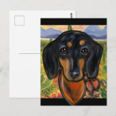 Carte Postale Bouledogue allemand de nain, plus communément appe (Devant / Derrière)