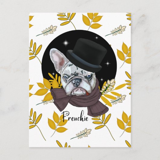 Carte Postale Bouledogue Beau. Frenchie (Devant)