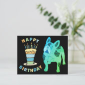 Carte Postale Bouledogue français (Debout devant)