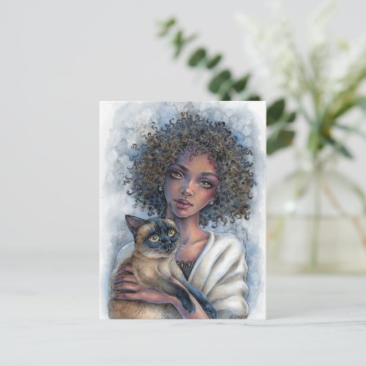 Carte Postale Boules Kitty (Debout devant)