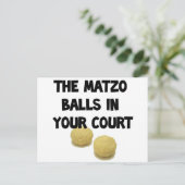 Carte Postale boules matzoh (Debout devant)