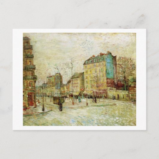 Carte Postale Boulevard de Clichy, Van Gogh Fine Art (Devant)