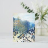 Carte Postale Boulevard des Capucines Claude Monet (Debout devant)