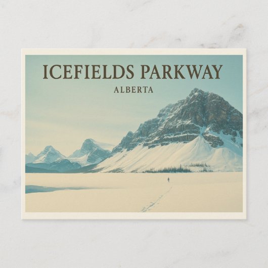 Carte Postale Boulevard des Glaciers Alberta – Rocheuses canadie (Devant)