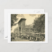 Carte Postale Boulevard Saint-Denis, Paris, France Vintage (Devant / Derrière)