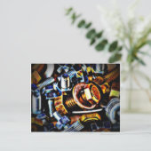 Carte Postale Boulons Pop Art (Debout devant)
