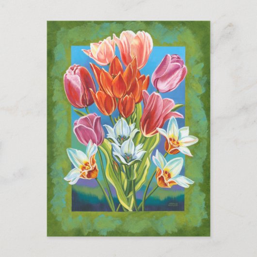 Carte Postale Bouquet à la frontière III (Devant)