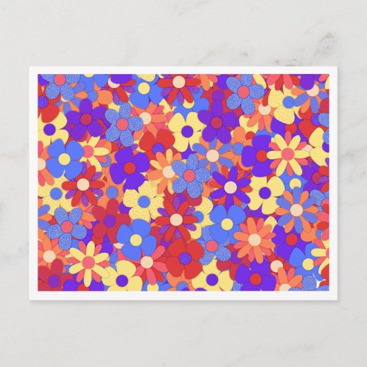 Carte postale Bouquet bouillonnant (Devant)