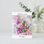 Carte Postale Bouquet d'avril (Debout devant)