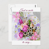 Carte Postale Bouquet d'avril (Devant / Derrière)