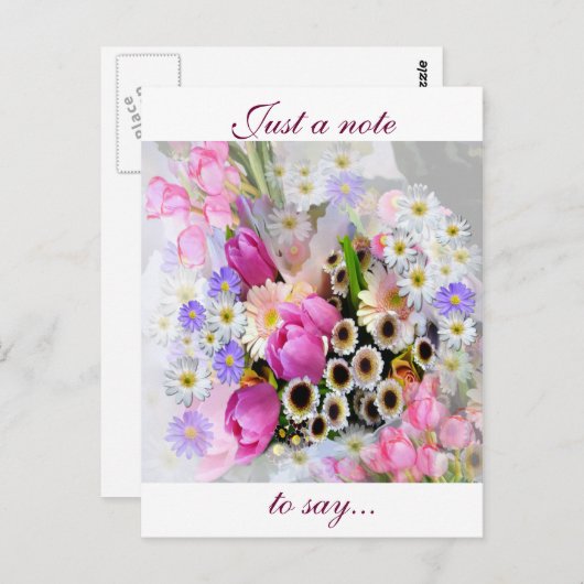 Carte Postale Bouquet d'avril (Devant / Derrière)