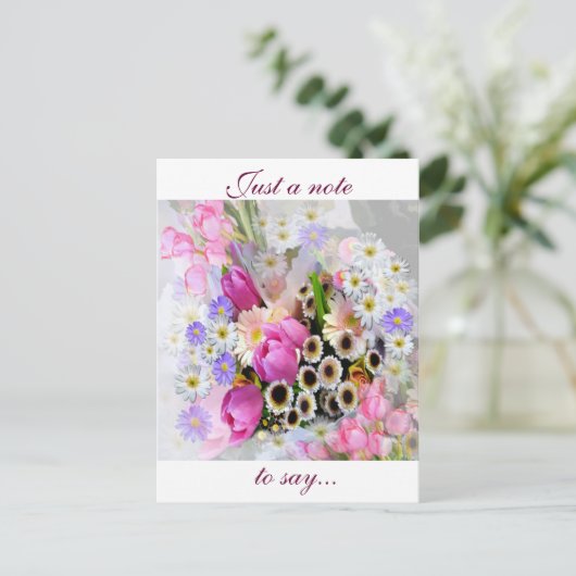 Carte Postale Bouquet d'avril (Debout devant)