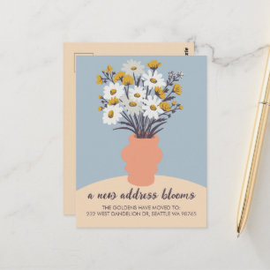 Carte Postale Bouquet de Faire-part mobiles de nouvelles adresse