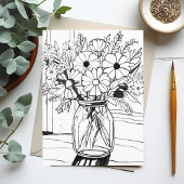 Carte Postale Bouquet de fleurs