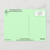 Carte Postale Bouquet de fleurs (Dos)