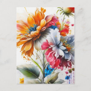 Carte Postale Bouquet de fleurs