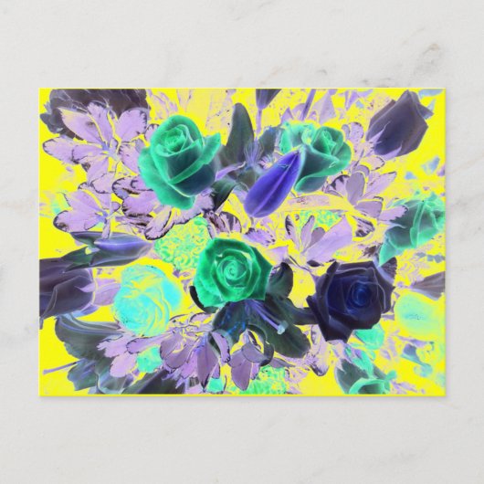 Carte Postale Bouquet de fleurs (Devant)