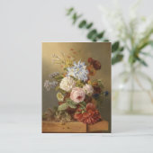 Carte Postale Bouquet de fleurs (Debout devant)