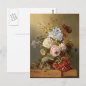 Carte Postale Bouquet de fleurs (Devant / Derrière)