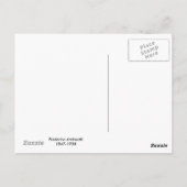 Carte Postale Bouquet de fleurs (Dos)