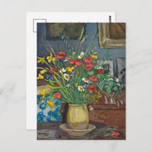 Carte Postale Bouquet de Fleurs | Albert André (Devant / Derrière)