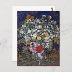 Carte Postale Bouquet de fleurs dans un vase   Van Gogh  