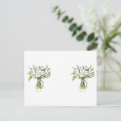 Carte Postale Bouquet de fleurs de mariage (Debout devant)