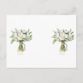 Carte Postale Bouquet de fleurs de mariage (Devant)