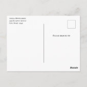 Carte Postale Bouquet de fleurs élégant avec anniversaire de Dre (Dos)