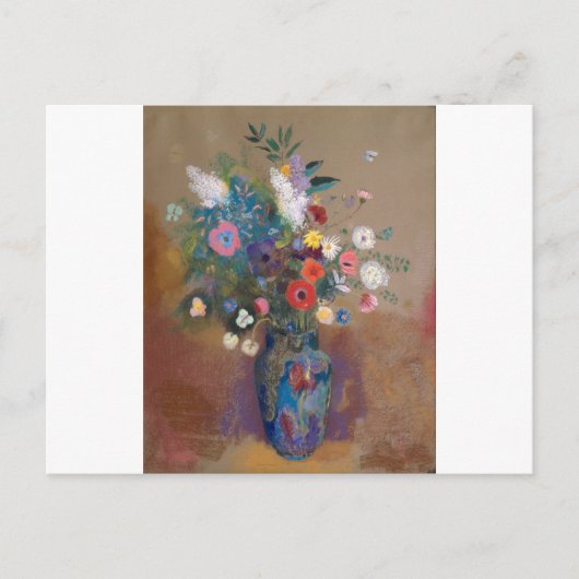 Carte Postale Bouquet de fleurs - Odilon Redon (Devant)