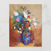 Carte Postale Bouquet de fleurs par Odilon Redon (Devant)