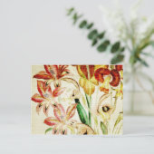 Carte Postale Bouquet de fleurs Vintages fanées 5 (Debout devant)