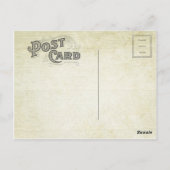 Carte Postale Bouquet de fleurs Vintages fondues 3 (Dos)