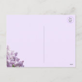 Carte postale Bouquet de Lilacs (Dos)