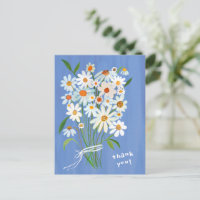 Bouquet de pâquerettes aquarelle peinte à la main