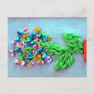 Carte Postale Bouquet de ressort des fleurs