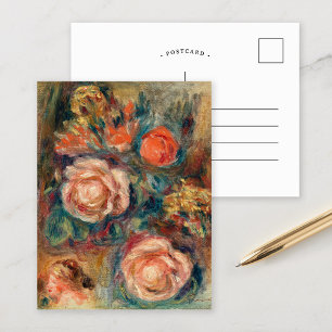 Carte Postale Bouquet de Rose   Renoir
