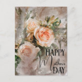 Carte Postale Bouquet De Roses Roses Roses Roses Roses Rose Joye (Devant)