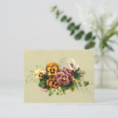 Carte Postale Bouquet de Vintage (Debout devant)