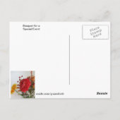 Carte Postale Bouquet d'événements spéciaux (Dos)